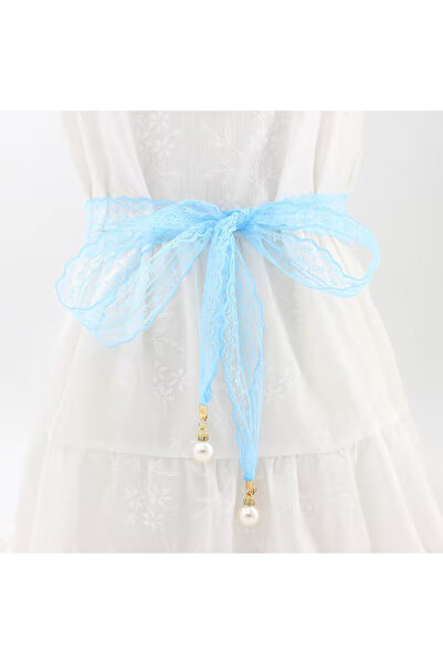 Fiyonks Atölye Lace Belt, Dress Belt, Women's Belt, Children's Belt, Handmade Belt