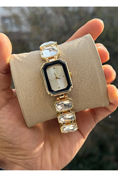 Tulpar New Season Special Design Crystal Cut Stone Octagonal Case Women's Wristwatch
