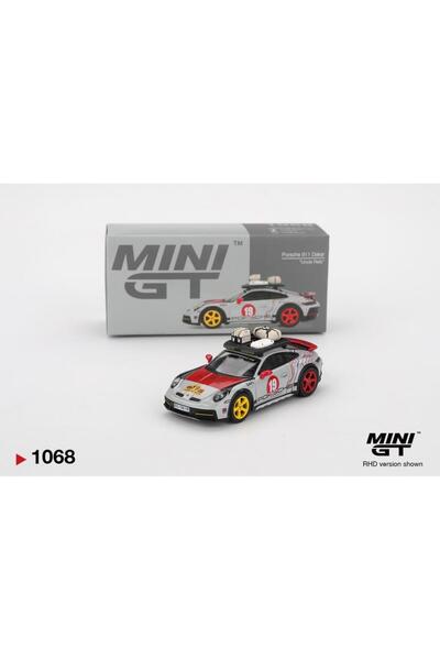 mini gt 1068 Porsche 911 Dakar "Uncle Rally" 1/64 Model Araba