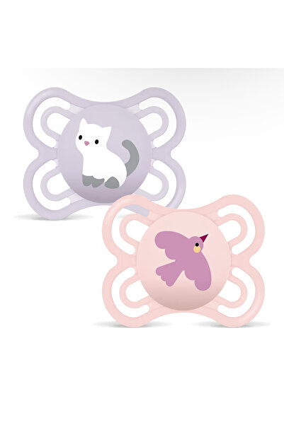 MAM Perfect l Emzik 2'li Set I Sterilize Kutuda I 0-6 Aylık I Kedi/Kuş