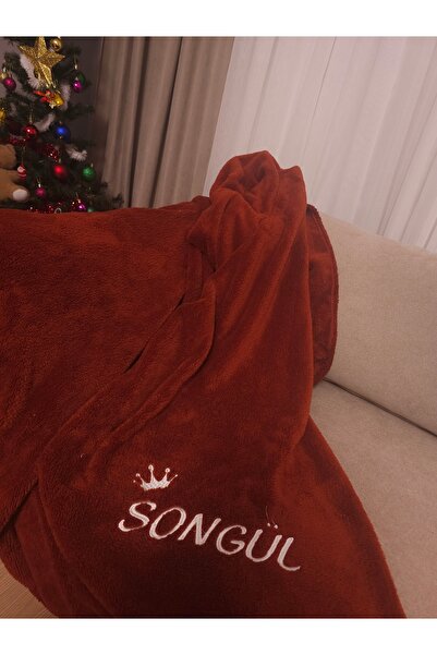 BeybiNest Welsoft Nakışlı Tv Battaniyesi 130x180 cm Kisiselleştirilebilir Bat...