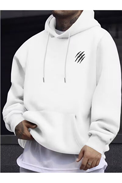 Sweet Cotton سويت شيرت للجنسين للنساء والرجال قصة فضفاضة عمودي مطبوع بغطاء رأس