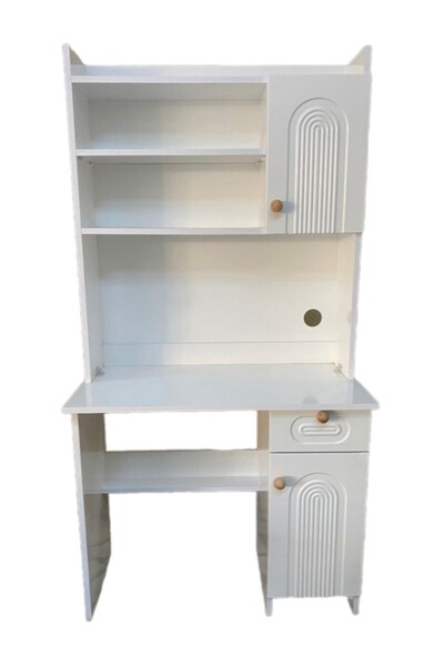 OnurEvimde Çalışma Masası Dolaplı Country Bohem 90 cm Kurulu Teslim