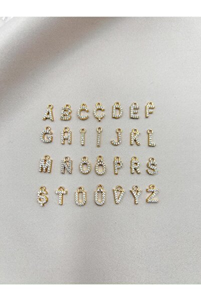 FIORA AKSESUAR Kişiye Özel, Kişiselleştirilebilir Harf ; Kolye veya Bileklik ...