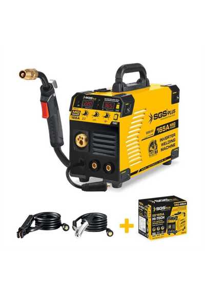 SGS SGS5167 165A MIG Gazaltı Kaynak Makinesi -Profesyonel Güçlü Taşınabilir E...