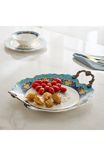 Home Box طبق تقديم أنجليك بمقبض - 39 × 30.5 × 7.5 سم