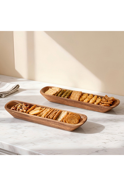 Home Box Albero Olive Serving Dish - Set of 2