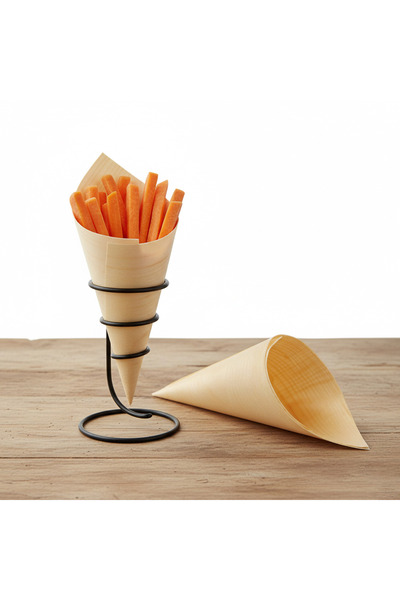 Home Box عبوة إعادة تعبئة مخروط خشبي من فيست - مجموعة من 30 قطعة