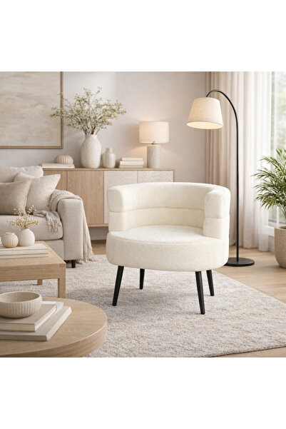 SADANHOME Fabric dressing chair, bedroom armchair, modern fabric recliner chair