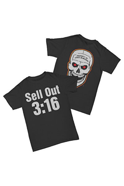 l'eivor Stone Cold Austin 3:16 Printed Cotton T-Shirt