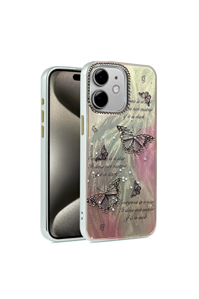 VINTESSY iPhone 11 Case Blade Mirrored Patterned Cover - Pattern 6