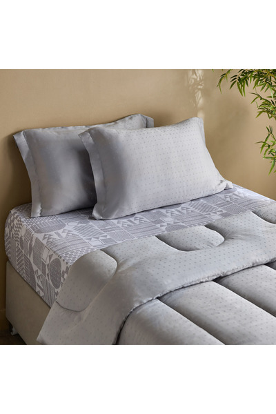 Home Box Tencelbliss 3-Piece Dobby Tencel Twin Comforter Set - 160x220 cm