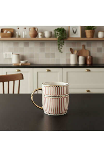 Generic كوب جوانا الجديد المصنوع من الخزف الصيني العظمي - 350 مل