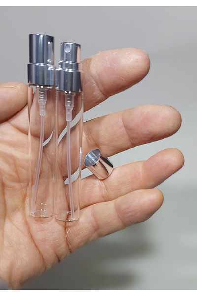 Durucam 100 Adet kalem tipi Parfüm Şişesi, Kolonya Şişesi Boş gümüş Fısfıs Sprey Şişe Genel Bakım Sprey 8 ml