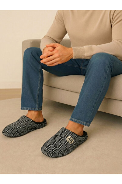 ALB TERLİK AYAKKABI SAN. TİC. LTD. ŞTİ. Men's House Slippers – Soft Soled, Winter and Non-Slip Model