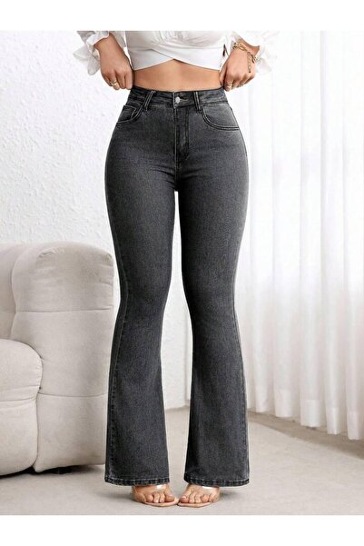 Linarose Women's Stretch Fabric Flared Pants