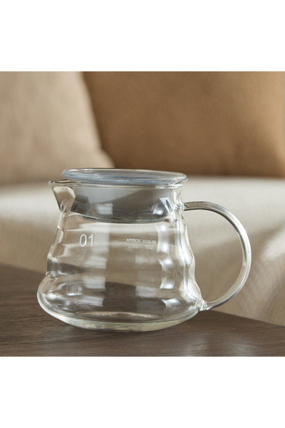 Home Box Zen Borosilicate Glass Heat Resistant Pour Over Coffee Server Pot - ...