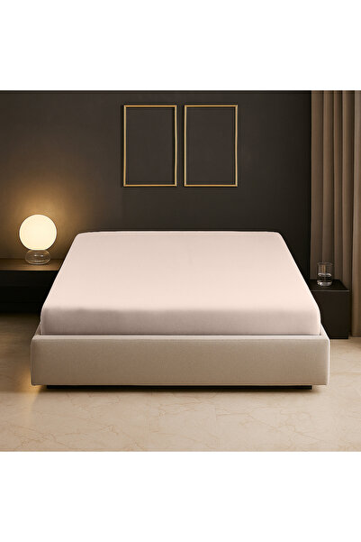 Sabia 100% قطن 62 خيط (155 TC) 80x190 سم +30 سم ارتفاع ملاءة سرير مطاطية لشخص...