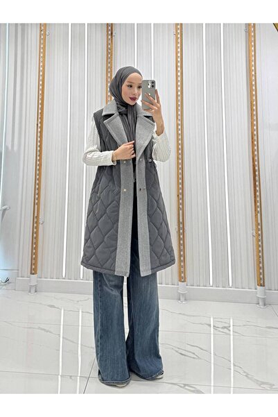 ALMİNA Winter Cashmere Vest with Details