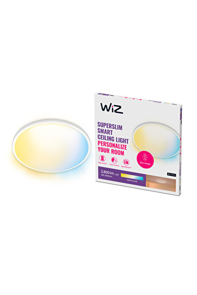 Wiz Superslim Akıllı Tavan Lambası - Sarı Beyaz Ambiyans