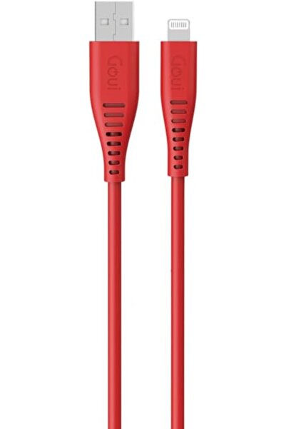 GOUİ USB to Lightning Cable, 1.5m, Red