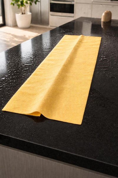 HD HOME COLLECTİON Magic Ultra Absorbent Non-Marking Microfiber Chamois Glass Cloth Large Size 50 X 70 cm (1 Piece)