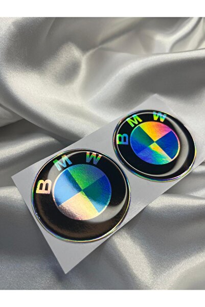 CEBECİOTO Hologram New Model Drop Sticker 5X5 2-Pack Motor Accessory Sticker Reflector Compatible