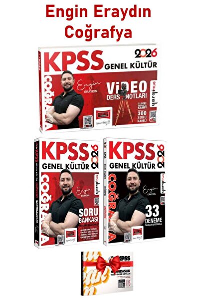 Yargı Yayınları 2026 Yargı KPSS Coğrafya Video Ders Notları+Coğrafya Soru Ban...