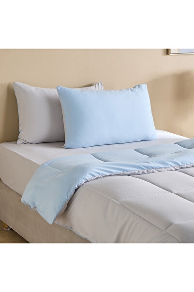 Home Box Luno Sleep Ease Hotel Collection 4-Piece Reversible Microfibre Twin ...