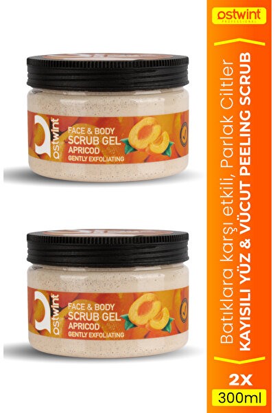 Ostwint Peeling Gel 300 Ml Kayısı Scrub 2 Adet