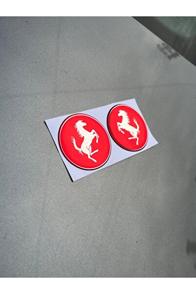 CEBECİOTO Hologram Red on Gray Drop Label 5X5 2-Pack Motor Accessory Label Sticker Reflector Compatible