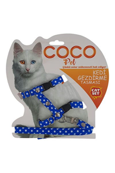 chittoshop Ayarlanabilir Gezdirme Tasması - 22-45 cm - Kedi ve Küçük Irk Köpe...