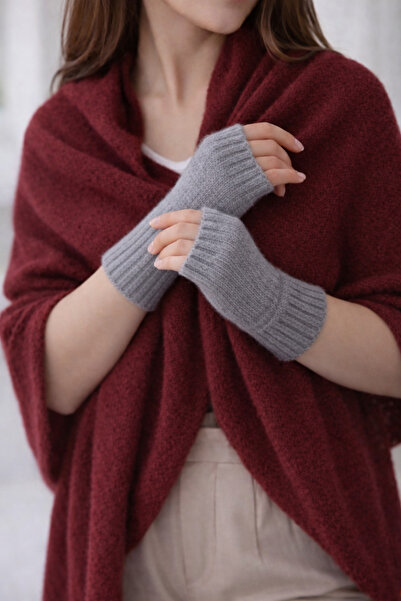 Wega Moda Fleece-Lined Fingerless Gloves – Flexible Soft Textured Winter Gloves