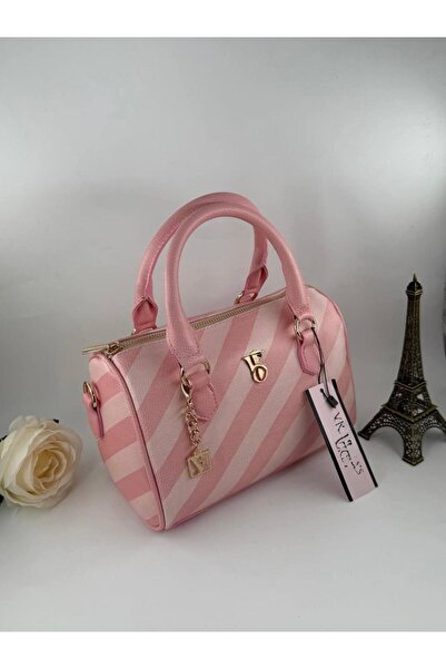 gül sezgin butik Geantă de umăr pentru femei, roz, cu accesorii metalice, cu ...