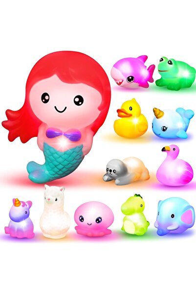 JOYIN ألعاب استحمام مضيئة بتقنية LED للأطفال الرضع