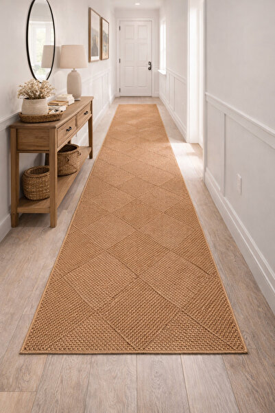 KEVLİNE JÜT KİLİM HASIR YIKANABİLİR TOZSUZ KAYMAZ JÜT HALI