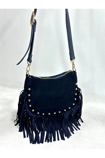 çkn sedat çakan çanta & fular & aksesuar Genuine Suede Leather Tassel Women Shoulder Bag