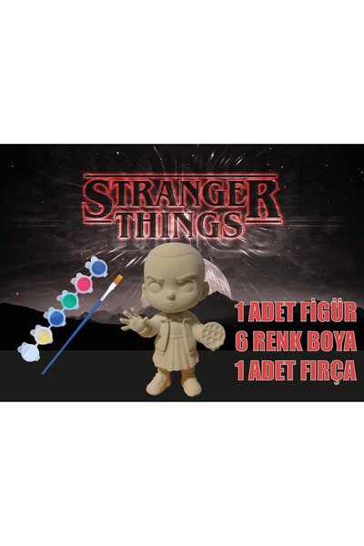 nihonwosekai Stranger Things El Eleven Figür Boyama Seti