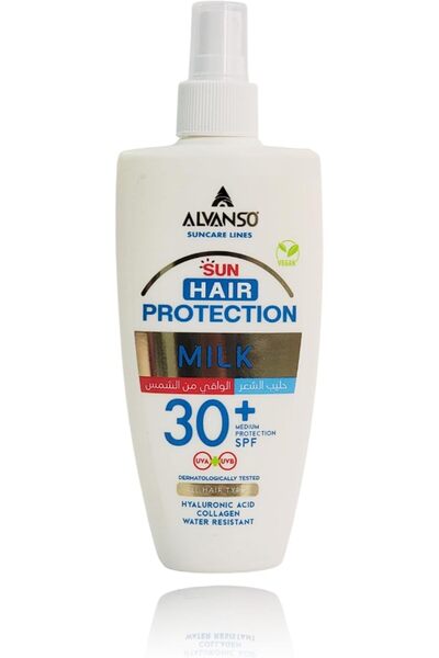 ALVANSO حليب حماية الشعر مع عامل حماية من الشمس 30+