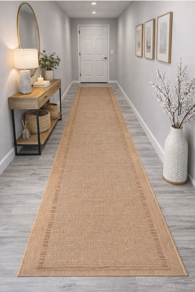 KEVLİNE JÜT KİLİM HASIR YIKANABİLİR TOZSUZ KAYMAZ JÜT HALI