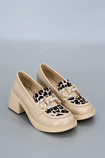 kajal ayakkabı Rc 550 Stone High Heel Loafer