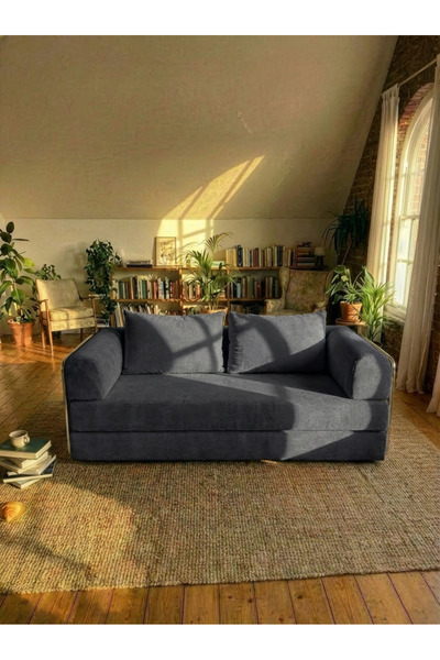 Evessan 100x200 Kanepe - Özel Seri Fitilli Kadife Kumaş Aktivite Koltuğu & Ya...