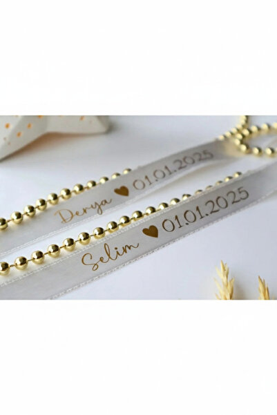hemdemhediyelik Dökülmeyen Gold incili Krem Renk Söz & nişan Kişiye Özel Yüzü...