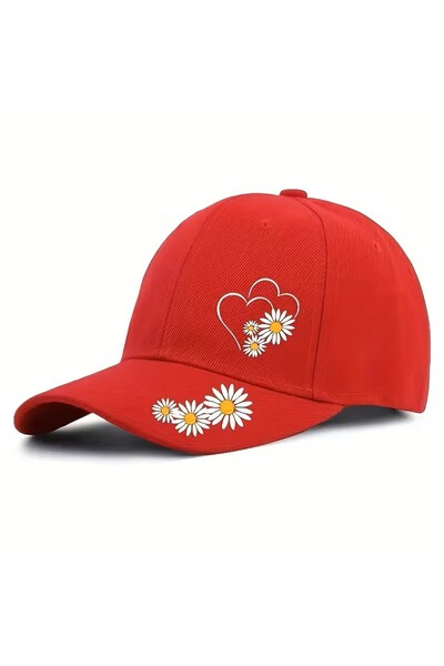l'eivor Daisy & Heart Printed Snapback Women's Hat