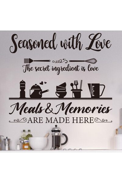 Generic Kitchen Wall Sticker Set of 3 for Home Decoration