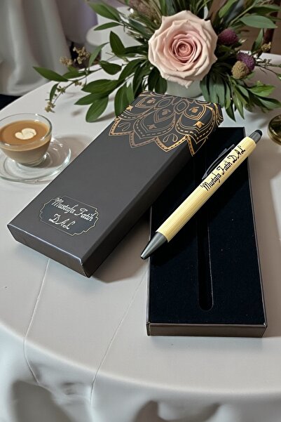 Zeysel store Kişiye Özel Bambu Kalem & İsimli Özel Tasarım Hediye Kutusu – İs...