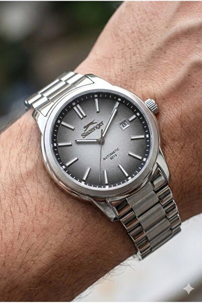 Slazenger Erkek Japon Otomatik Mekanizma Kol Saati | 43 mm Çelik Kasa, Automa...
