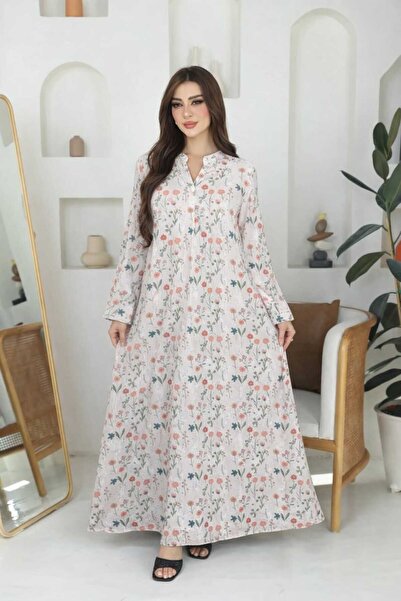 BYNAN Women's floral jalabiya