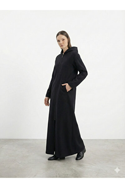 Vivezza Tiftiklenmeyen İthal Kaşe Ferace 7054