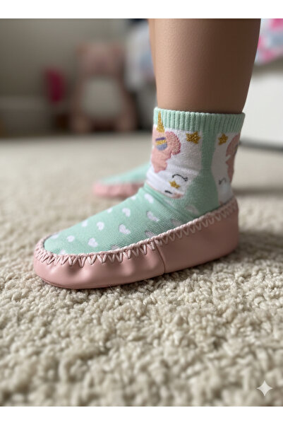 stoks toys Детски мокасини чорапи чехли Неплъзгащи се обувки за дома и детска...